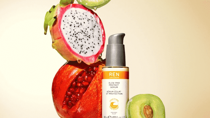 ren glow and protect serum 1